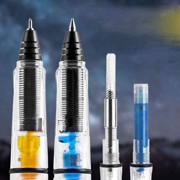 2 PCS High Quality Transparent Gel Pen for Office & School